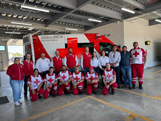 FECHAC Y CRUZ ROJA MANITOBA INVIERTEN MÁS DE 1.8 MDP PARA LA ADQUISICIÓN DE UNA NUEVA UNIDAD EQUIPADA
