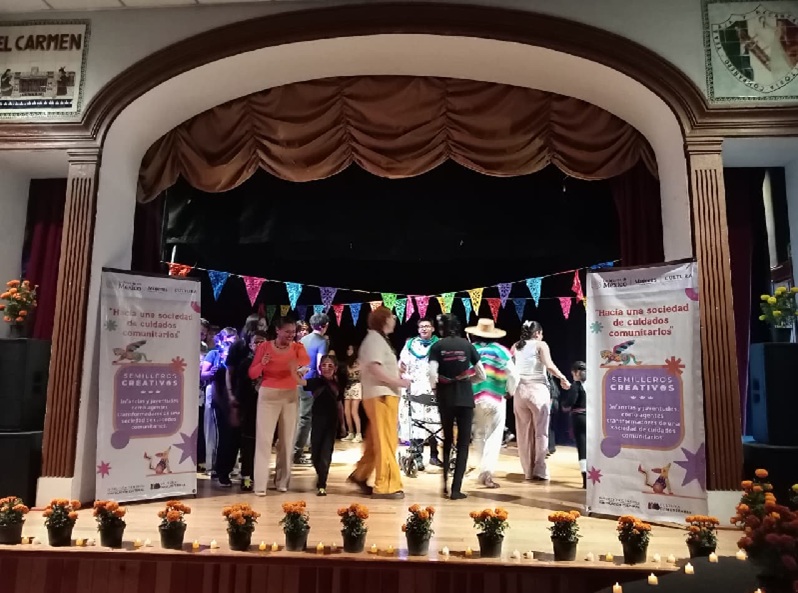 SEMILLEROS CREATIVOS DE LA SECRETARÍA DE CULTURA DEL GOBIERNO DE MÉXICO Y LA SECRETARÍA DE LAS MUJERES SE UNEN EN ARTE Y COMUNIDAD PARA CONSTRUIR UNA CULTURA DEL CUIDADO