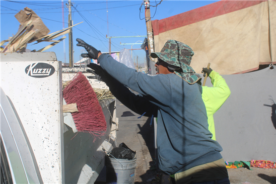  RETIRÓ GOBIERNO MUNICIPAL 52.1 TONELADAS DE BASURA DE PANTEONES