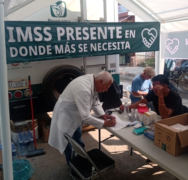 CONTINÚA IMSS CHIHUAHUA CON APOYO EN COMUNIDADES DE LA TORTUGA, MUNICIPIO DE EL ÁLAMO, VERACRUZ 