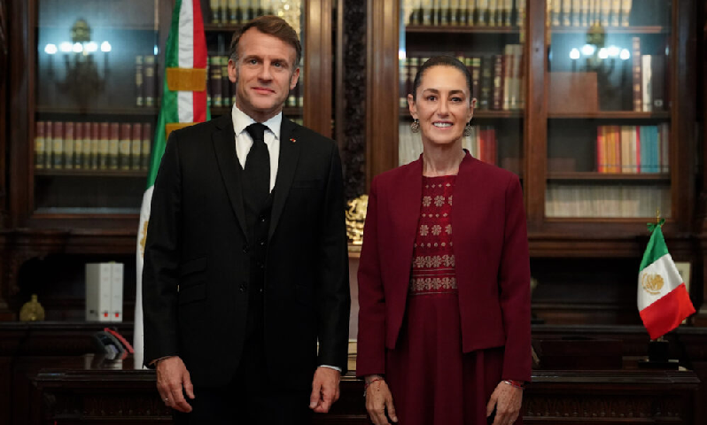EMMANUEL MACRON, DEJÓ EN CLARO DURANTE UNA CONFERENCIA DE PRENSA QUE SU PAÍS “AMA A MÉXICO”