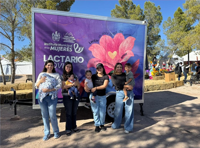 “UN ESPACIO PARA LACTAR CON AMOR”: MUJERES DISFRUTAN DEL LACTARIO MÓVIL DURANTE CUULINARIA