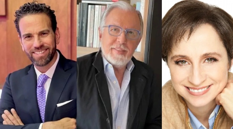 ARISTEGUI, LORET Y LÓPEZ-DÓRIGA ENTRE LOS INFORMADORES MÁS INFLUYENTES DE MÉXICO