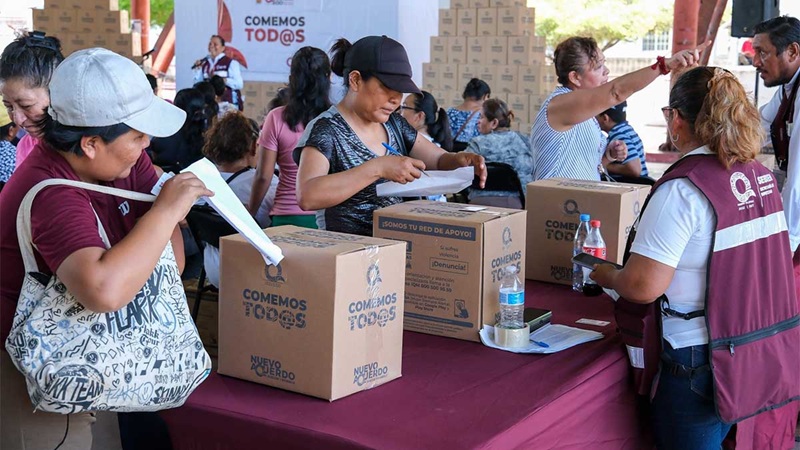 EN QUINTANA ROO INICIA ENTREGA DE PAQUETES DEL PROGRAMA “COMEMOS TOD@S”