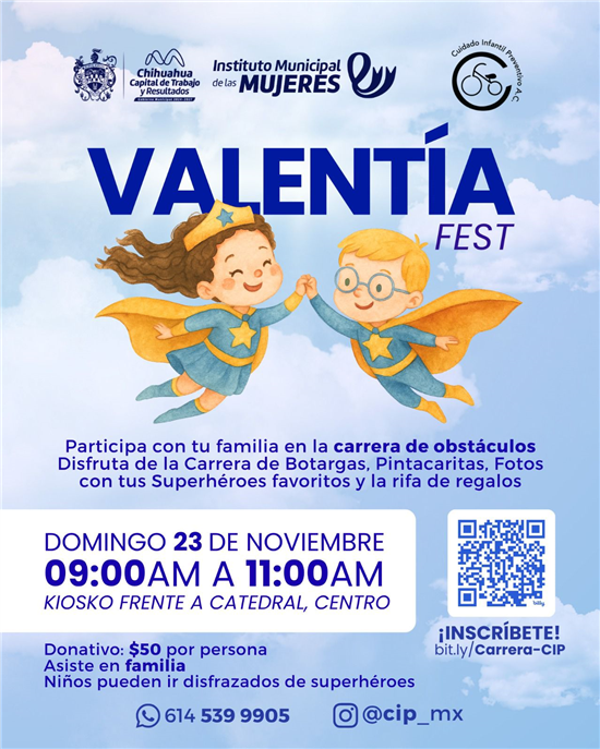PARTICIPA EN LA CARRERA DEL MUNICIPIO “VALENTÍA FEST” PARA VISIBILIZAR LA LUCHA CONTRA LA VIOLENCIA