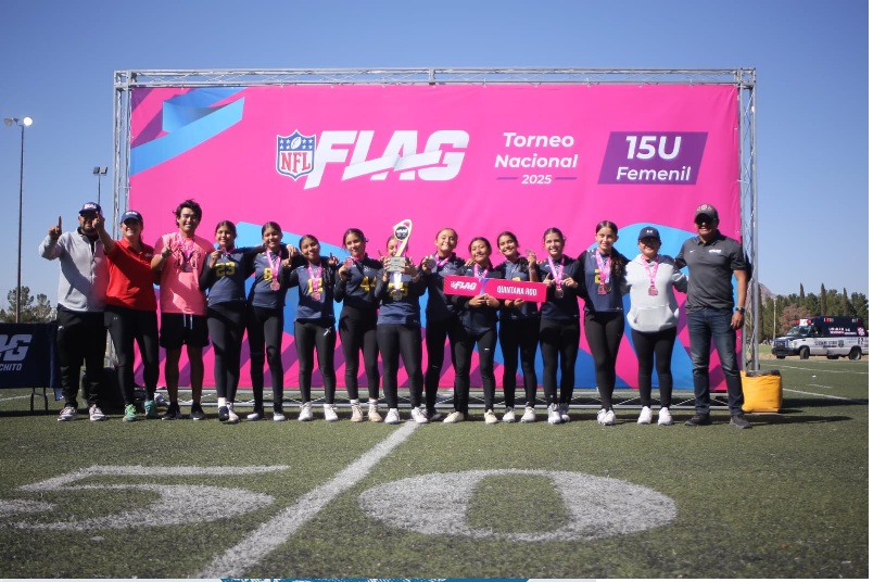 QUINTANA ROO SE CORONA EN TORNEO NACIONAL FEMENIL NFL FLAG TOCHITO EN CHIHUAHUA