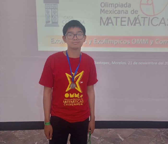 OBTIENE ALUMNO DEL COBACH MEDALLA DE PLATA EN LA 39ª OLIMPIADA MEXICANA DE MATEMÁTICAS