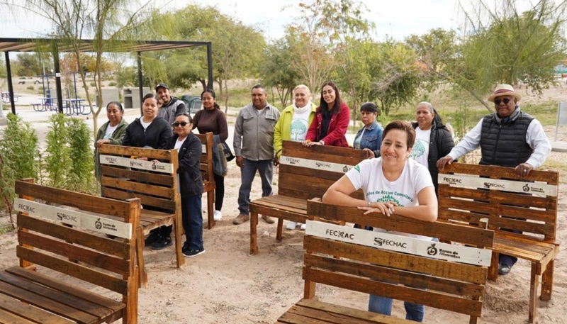 VECINOS DE RIBERAS DEL BRAVO ETAPA 3 IMPULSAN TRANSFORMACIÓN DEL ESPACIO PÚBLICO CON APOYO DEL MODELO MIDAS DE FECHAC EN JUÁREZ