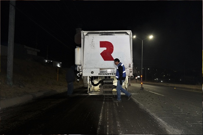 INICIA MUNICIPIO TRABAJOS DE RECARPETEO EN SALIDA A CUAUHTÉMOC Y ACCESO A LABOR DE TERRAZAS