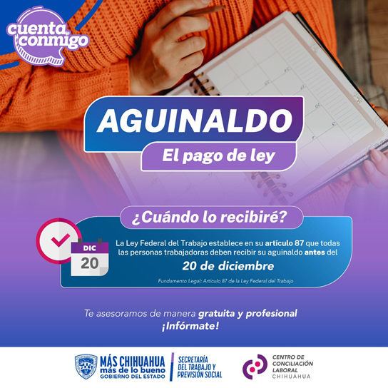 LLAMA STPS A ENTREGAR AGUINALDO EN TIEMPO Y FORMA