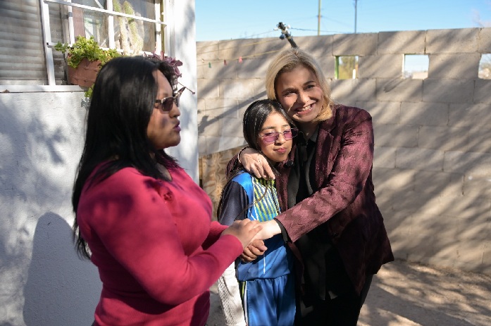 MARU CAMPOS ENTREGA VIVIENDA A FAMILIA JUARENSE EN SITUACIÓN DE VULNERABILIDAD