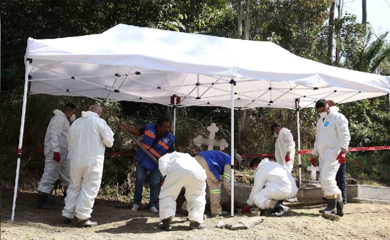 FOSA COMÚN DEL PANTEÓN DE DOLORES EN LA MIGUEL HIDALGO