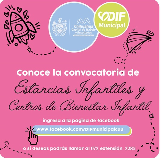 HOY INICIA RECEPCIÓN DE DOCUMENTOS PARA LAS BECAS DEL DIF MUNICIPAL PARA ESTANCIAS INFANTILES Y CENTROS DE BIENESTAR INFANTIL