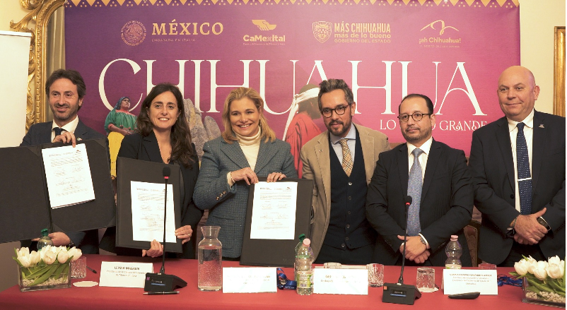 MARU CAMPOS PROMUEVE EN ITALIA LA ATRACCIÓN DE TURISMO E INVERSIONES PARA EL ESTADO