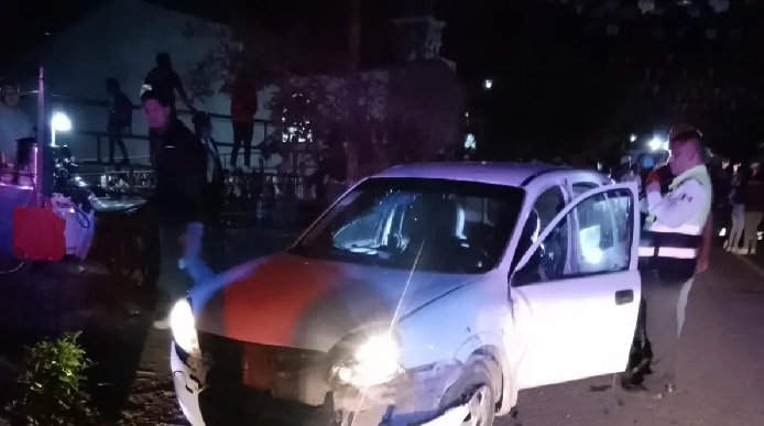 CONDUCTOR ARROLLA A PEREGRINOS EN MISANTLA, VERACRUZ