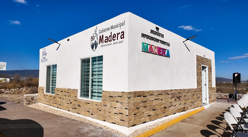 INAUGURAN MÓDULO DE INFORMACIÓN TURÍSTICA EN CIUDAD MADERA