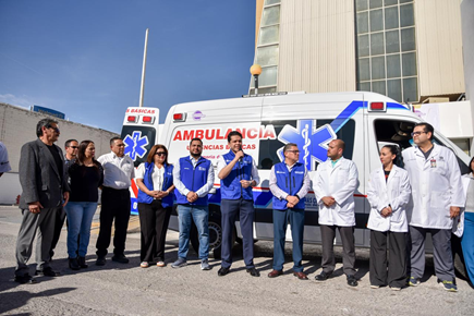 ENTREGA GOBIERNO DEL ESTADO NUEVA AMBULANCIA TIPO II A PENSIONES CIVILES DEL ESTADO DELEGACIÓN JUÁREZ