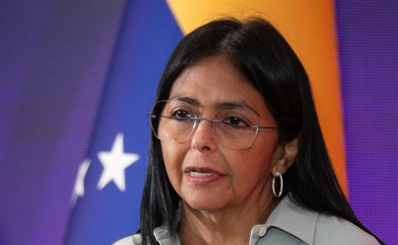DELCY RODRÍGUEZ REAFIRMÓ EN EL COMUNICADO LA VOCACIÓN DE PAZ Y DE CONVIVENCIA PACÍFICA DE VENEZUELA Y DIJO QUE SU PAÍS ASPIRA A VIVIR SIN AMENAZAS EXTERNAS