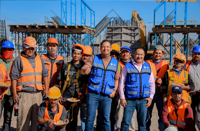 SUPERVISA MARCO BONILLA AVANCE DEL PUENTE EN CARRETERA ALDAMA Y FUERZA AÉREA; REGISTRA 10% DE PROGRESO