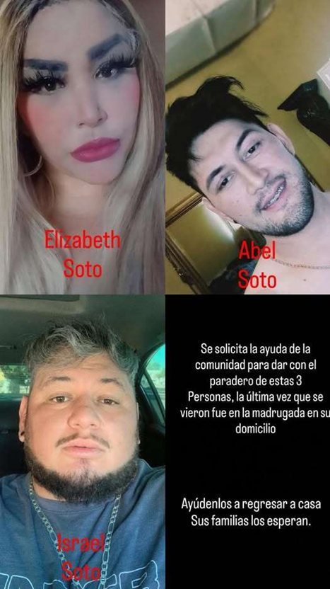 DESAPARECEN TRES EN ALDAMA