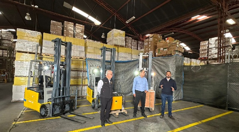 ENTREGA IMSS CHIHUAHUA MONTACARGAS AL ALMACÉN DELEGACIONAL