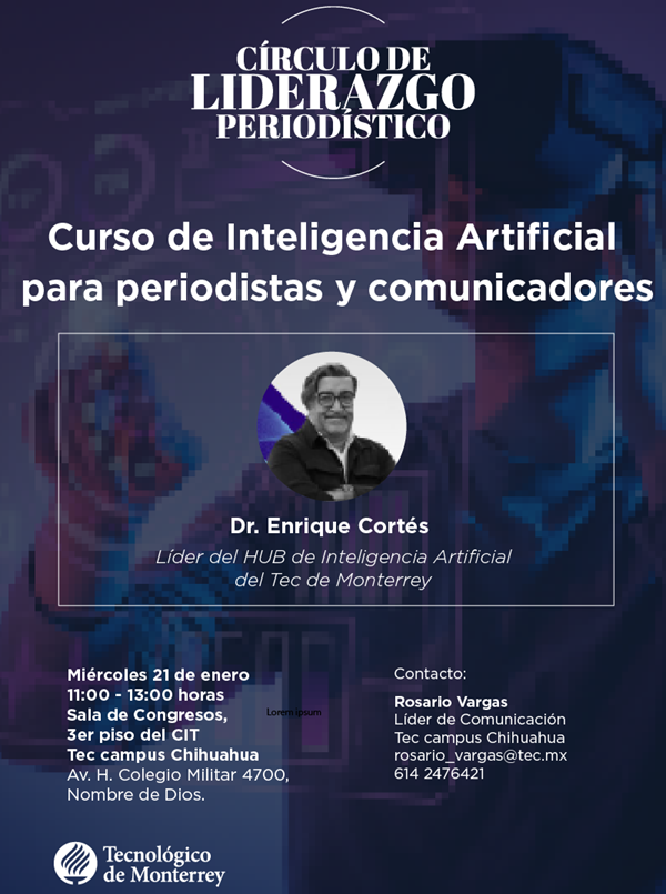 CÍRCULO DE LIDERAZGO PERIODÍSTICO – CURSO DE INTELIGENCIA ARTIFICIAL