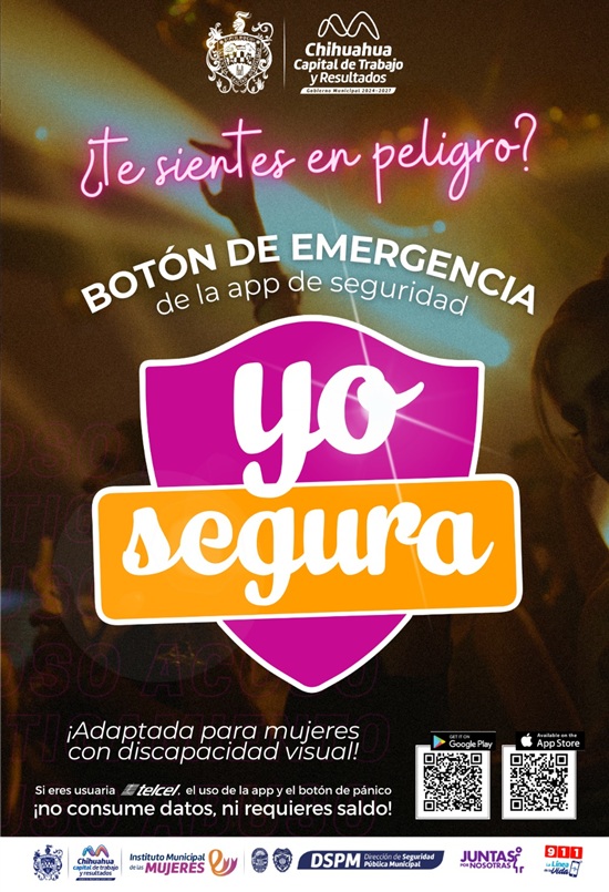 DESCARGA “YO SEGURA”, APLICACIÓN DEL MUNICIPIO PARA CUIDAR LA SEGURIDAD DE LAS MUJERES