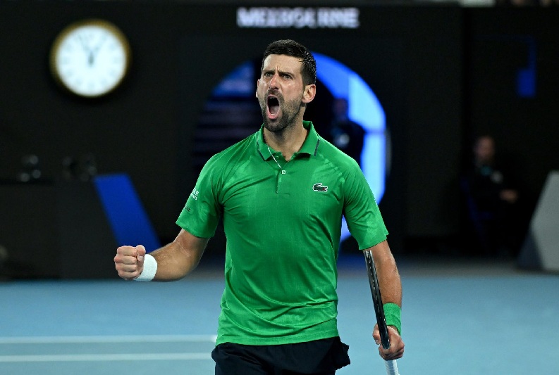 EL SERVIO NOVAK DJOKOVIC DERROTÓ AL ITALIANO JANNIK SINNER PARA AVANZAR A LA FINAL EN AUSTRALIA