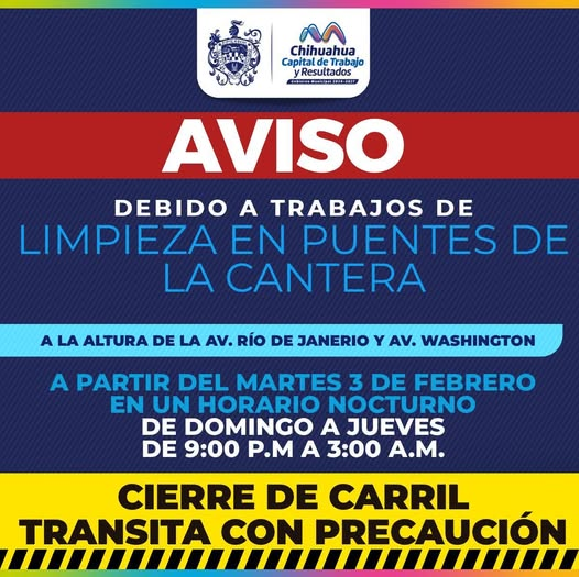 ALERTA, LIMPIEZA EN PUENTES DE LA CANTERA