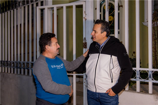 SUPERVISA MARCO BONILLA SEGURIDAD EN LA COLONIA MÁRMOL III MEDIANTE RECORRIDO