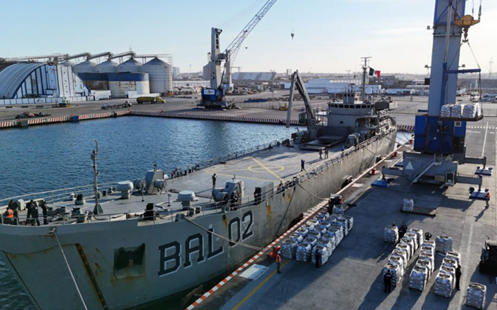 LLEGAN A CUBA LOS DOS BARCOS DE AYUDA HUMANITARIA ENVIADOS POR MÉXICO