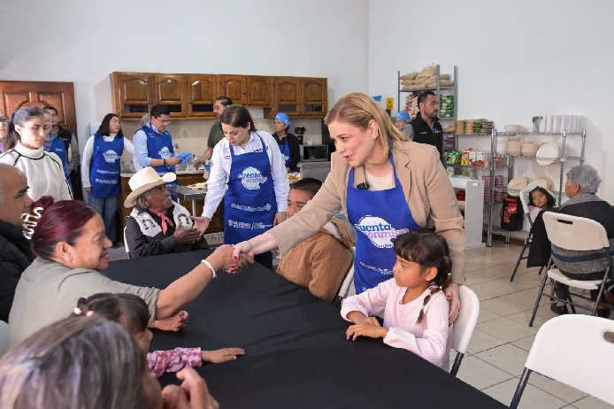 MARU CAMPOS INAUGURA PRIMER COMEDOR COMUNITARIO EN MEOQUI; BRINDARÁ MÁS DE 20 MIL RACIONES DE ALIMENTO AL AÑO