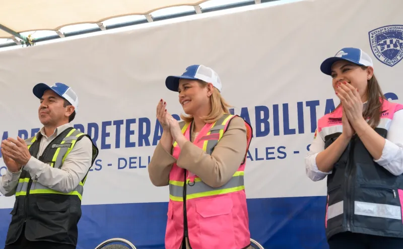 MARU CAMPOS CUMPLE; ENTREGA TRAMO CARRETERO MEOQUI-JULIMES EN BENEFICIO DE MÁS DE 50 MIL PERSONAS