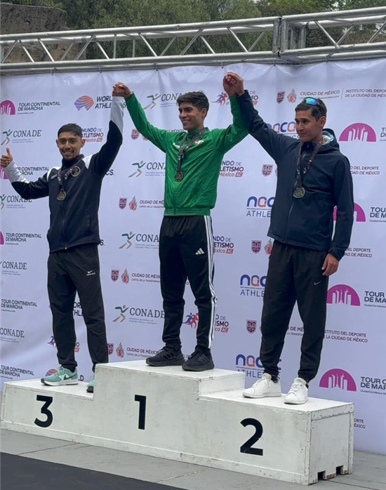 CAPITALINOS MARCAN PRIMEROS LUGARES DEL TOUR CONTINENTAL DE MARCHA