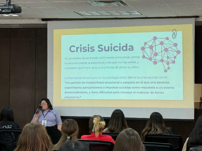 IMPARTEN PLÁTICA “PRIMEROS AUXILIOS PSICOLÓGICOS” EN EL SEGUNDO DÍA DE LA SEMANA DE LA SALUD 2026