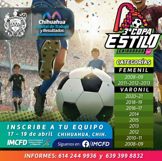 LA PASIÓN DEL FÚTBOL SE VIVE AL ESTILO CHIHUAHUA.