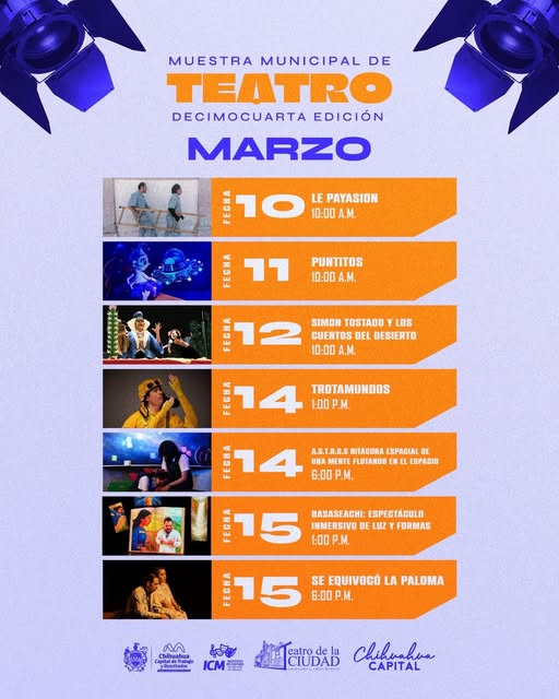 EL TEATRO SE VIVE EN FAMILIA Y CON ENTRADA LIBRE.