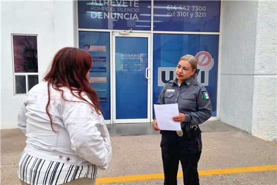 LLAMA POLICÍA MUNICIPAL A DENUNCIAR A TIEMPO Y PREVENIR LA VIOLENCIA FAMILIAR O DE GÉNERO