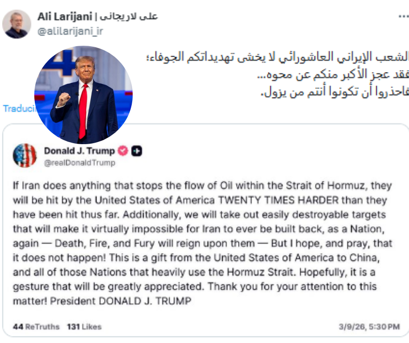 IRÁN LANZA AMENAZA A TRUMP: “¡CUÍDESE DE NO SER ELIMINADO!”: