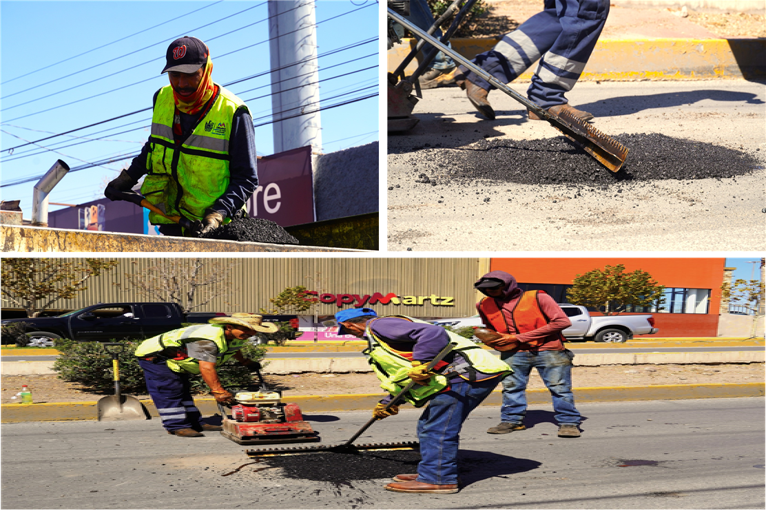 ATENDIÓ MUNICIPIO MÁS DE MIL 600 BACHES DEL 9 AL 13 DE MARZO