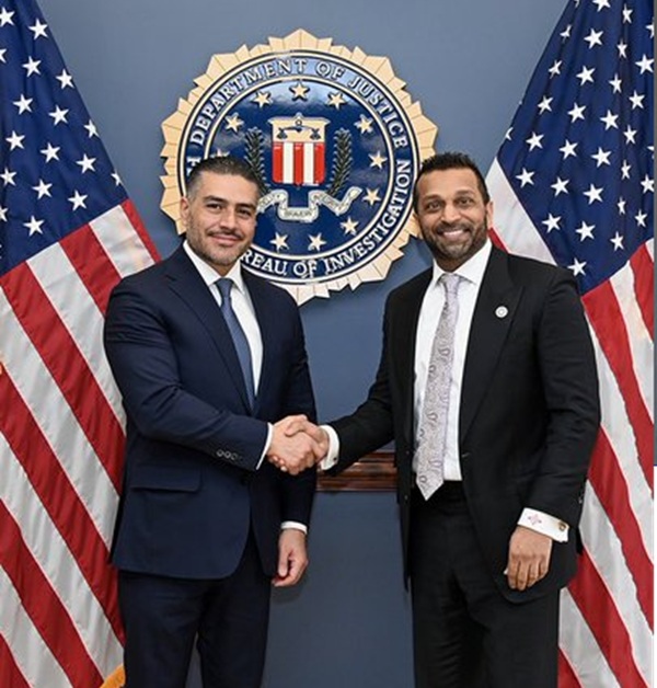 REUNIÓN DE GARCIA HARFUCH Y EL DIRECTOR DEL FBI