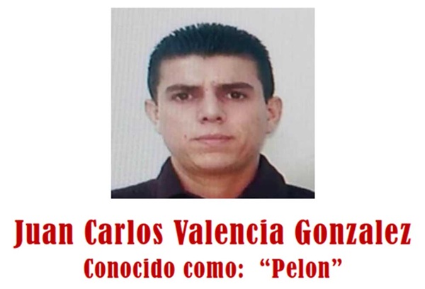 JUAN CARLOS VALENCIA, PRESUNTO SUCESOR DEL “MENCHO”. 