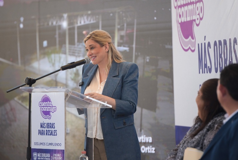 MARU CAMPOS ENTREGA EN ROSALES OBRAS DE INFRAESTRUCTURA CON INVERSIÓN SUPERIOR A LOS 54 MDP