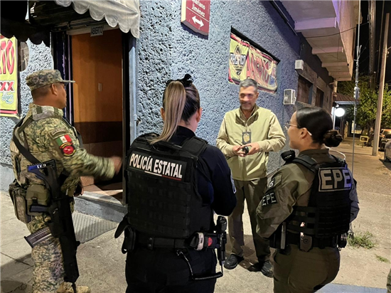 REALIZÓ CÉLULA RIF OPERATIVOS DE PREVENCIÓN E INSPECCIÓN EN BARES DE LA COLONIA 11 DE FEBRERO