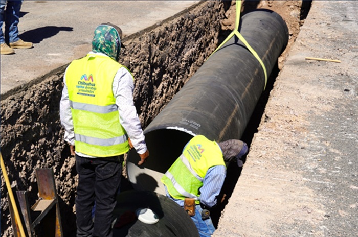 MODERNIZA MUNICIPIO LÍNEA DE AGUA POTABLE EN ÁREA DE CONSTRUCCIÓN DE GAZA DE INCORPORACIÓN DE TEÓFILO BORUNDA Y PERIFÉRICO DE LA JUVENTUD
