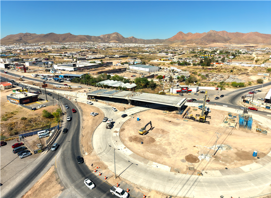 AVANZA MUNICIPIO CON LA CONSTRUCCIÓN DEL PASO SUPERIOR CARRETERA CHIHUAHUA-ALDAMA Y AVENIDA FUERZA AÉREA