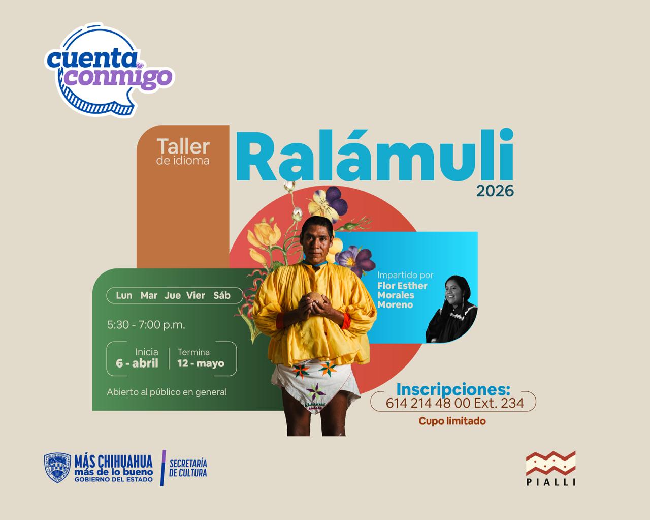 CONTUNUAN ABIERTAS LAS INSCRIPCIONES PARA EL TALLER RALAMULI 2026