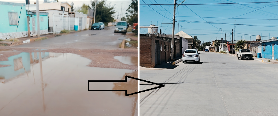 DE UNA LAGUNA A CALLES TRANSITABLES: GOBIERNO MUNICIPAL REALIZA PAVIMENTACIÓN EN LA COLONIA RIGOBERTO QUIROZ