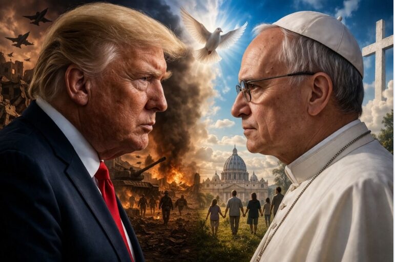 PAPA LEÓN XIV LANZA MENSAJE DE PAZ Y TRUMP ARREMETE