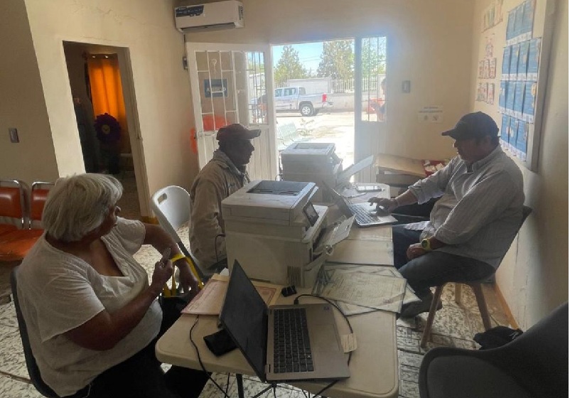 ATIENDE REGISTRO CIVIL A 260 PERSONAS EN ESCALÓN, JIMÉNEZ